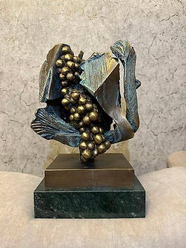 Heykəlciklər: Bürünc heykəl – abstrakt kompozisiya - Material: bürünc döküm — 4