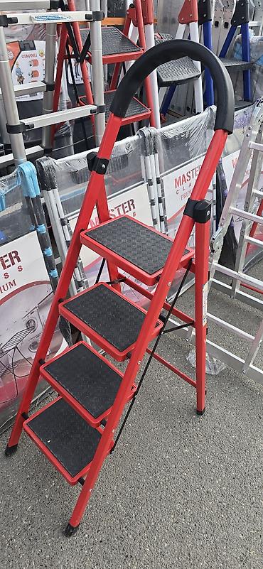 ev ucun nerdivanlar: Məhsul: Ev və ofis üçün qatlanan nərdivanlar (4 pilləli modellər) - — 2