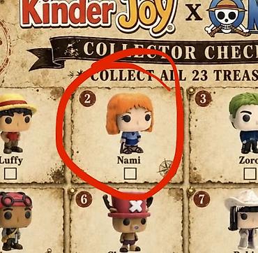 kinder joi: Куплю фигурку - Коллекционная серия Kinder Joy x One Piece — 1