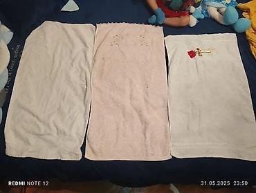 hamam dest: Məhsul: Pambıq dəsmallar dəsti - Material: 100% pambıq (etiketdə — 10