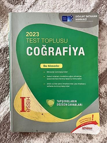 Məhsul: Coğrafiya Test Toplusu – Dövlət İmtahan Mərkəzi (DİM) Nəşrlər lalafo.az -da Məhsul: Coğrafiya Test Toplusu – Dövlət İmtahan Mərkəzi (DİM) Nəşrlər