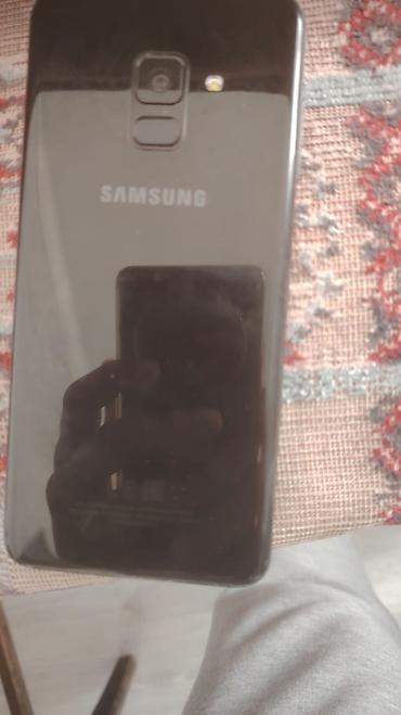 samsung. note 8: Samsung Galaxy A8 2018, 32 GB, rəng - Qara, Barmaq izi, Face ID — 4
