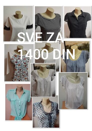 Bluze: Paket letnjih stvari od deset komada za 1500 na lalafo.rs — 1 Bluze: Paket letnjih stvari od deset komada za 1500 — 1