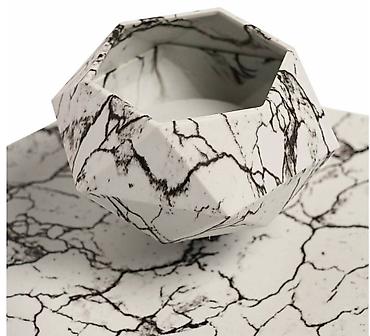 Другой декор и предметы интерьера: Левитирующий горшок "Грани" на шестиугольной платформе — 4