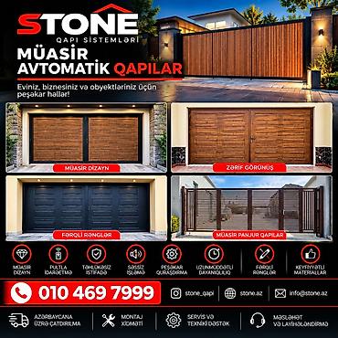 stone: STONE Qapı Sistemlərindən müasir avtomatik qapılar Eviniz, biznesiniz — 1