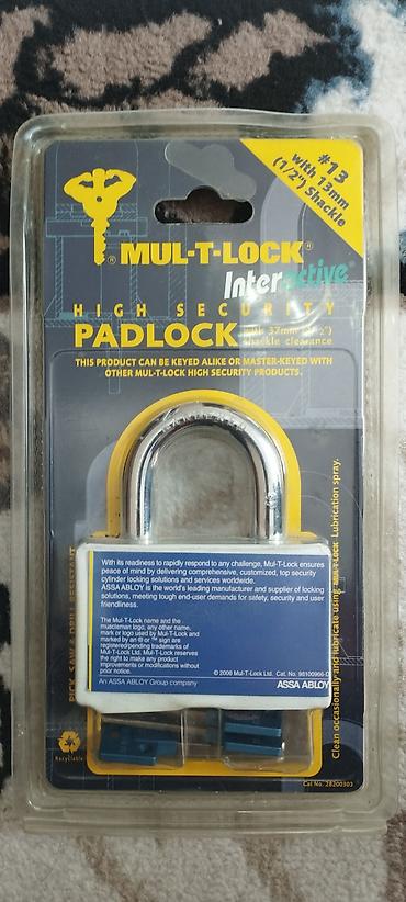 seyflerin acilmasi: MUL-T-LOCK Interactive yüksək təhlükəsizlikli asma kilid — 2