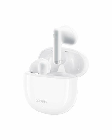 sims: №: 12606 Məhsulun adı: Simsiz qulaqlıq Baseus Bowie E13 White — 1