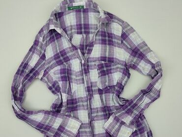 czarne cekinowe bluzki: Shirt, M (EU 38), condition - Good