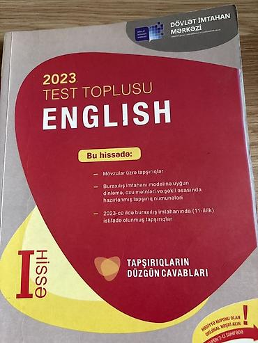 array informatika pdf 2026: İngilis dili Testlər 11-ci sinif, DİM, 1-ci hissə, 2023 il — 3