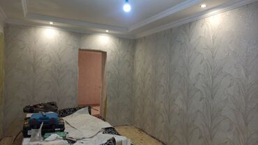 Malyar işləri: Divar kağızı vurulması xidməti - Peşəkar divar kağızı yapışdırılması — 12