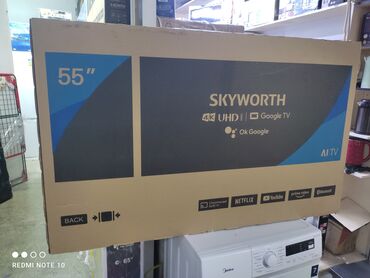 Телевизоры: Телик телевизор skyworth 55sue9500 диагональ 140 см 55" 4k срочная