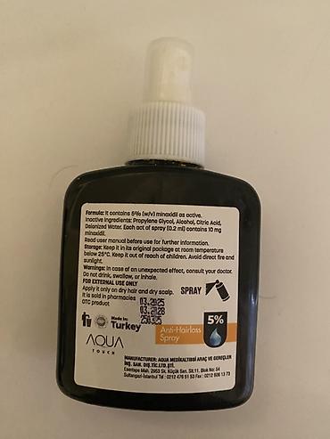 sac duzumləri: AQUA Touch Minoxidil Hair Spray – 5% Anti-Hairloss Sprey ( ORJINAL ) — 3