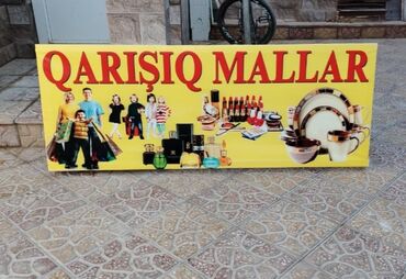 Yeni plakatdir! eni 1,60 hündüru 60 sm qiymət 30 m ünvan Binə