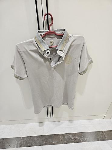 pol sapoglar: Polo köynək, Versace, M, rəng - Boz — 1