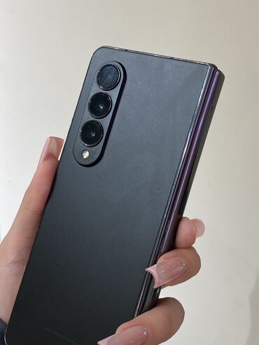 Samsung: Samsung Galaxy Z Fold 4, Б/у, 256 ГБ, цвет - Черный