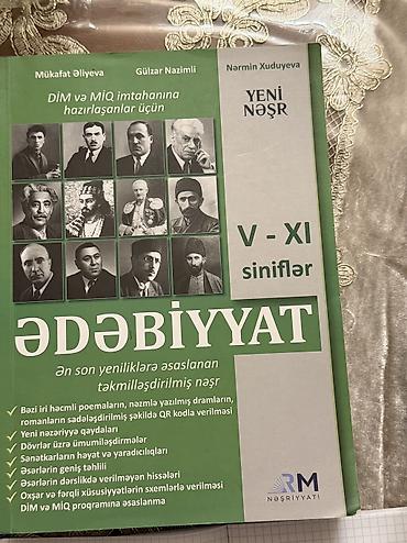 Школьные учебники: TEP TEZEDİR TECİLİ SATILIR Məhsul: “Ədəbiyyat” hazırlıq kitabı (V–XI — 1