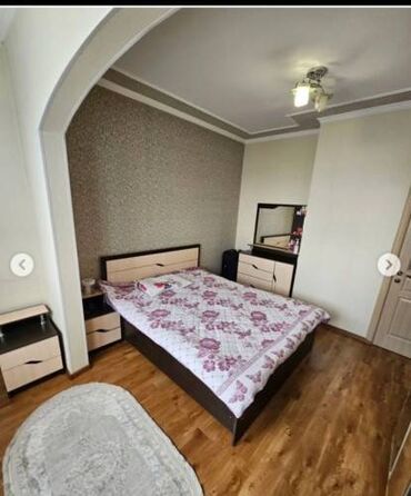 дом жилмассив кок жар: 2 бөлмө, 68 кв. м, 106-серия жакшыртылган, 1 кабат, Косметикалык ремонт