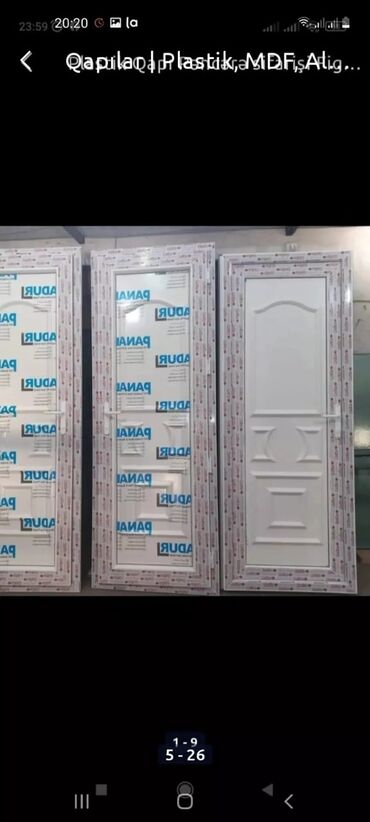 Plastik pəncərələr: Si̇fari̇şlə plasti̇k -alümi̇ni̇um-şüşə qapi pəncərə. Keyfiyyətli — 17