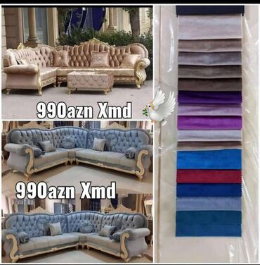 Divan və masa dəstləri: Künc divan, Yeni