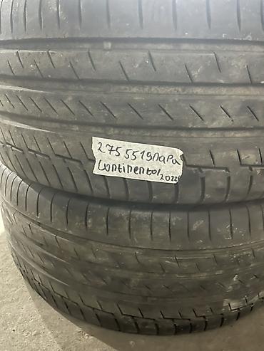 27555: Шины 275 / 55 / R 19, Лето, Б/у, Пара, Внедорожные (АТ/МТ), Continental — 1