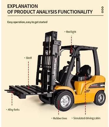 Oyuncaqlar: Huina 1577H Rc car truck fortlift.Li-ion battery.www.rcbaki.az saytına — 3