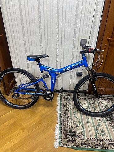 velosiped dağ: LTXA dağ velosipedi – mavi rəng Xüsusiyyətlər: - Tam amortizasiya: ön — 1