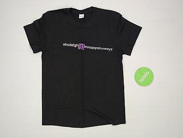 bluzki czarne basic: T-shirt damski, rozmiar M — 2