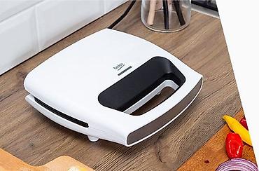 Техника для кухни: Beko sendviçbişirən (4 üçbucaq bölmə) - 2 ədəd kvadrat sendviç üçün — 1