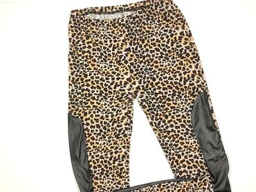 beżowe legginsy damskie: Legginsy damskie, S