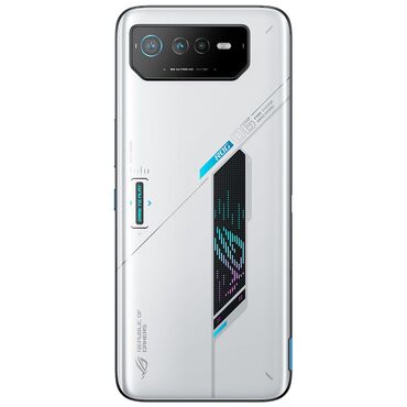 rog phone 5 qiymeti: Asus ROG Phone 6, 256 GB, rəng - Ağ, Sensor, Barmaq izi, Simsiz şarj