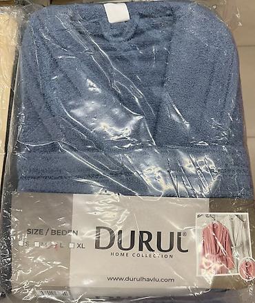 nurane: Hamam xalati m, L, Xl razmerleri var pambiq, Turkiyenindi, qiymeti — 2