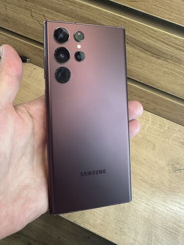 оперативная память ddr2 4gb: Samsung Galaxy S22 Ultra, Колдонулган, 128 ГБ, түсү - Ток сары, 2 SIM