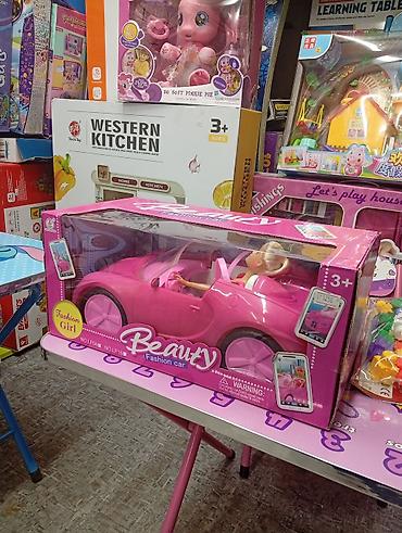 кукла коляска: Игровой набор Beauty Fashion Car - Яркий розовый кабриолет для куклы — 1