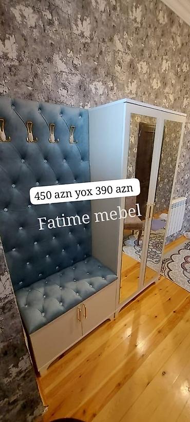 dehliz mebeli: Yeni, 2 qapılı, Güzgülü, Açılan, Düz dolab — 1