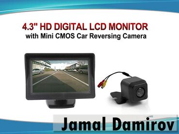 3 kameralı videoregistrator: Monitor və kamera bundan başqa hər növ avtomobi̇l aksessuarlarinin