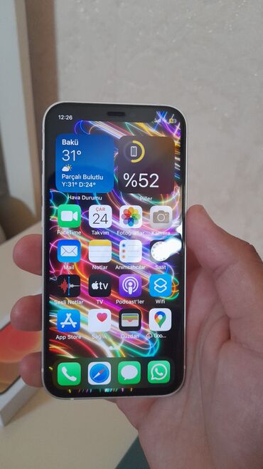 samsung s 4 mini: IPhone 12 mini, 64 GB, Ağ, Simsiz şarj, Face ID