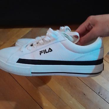 Patike: Fila bele patike – klasičan nizak model od platna - Brend: Fila — 7