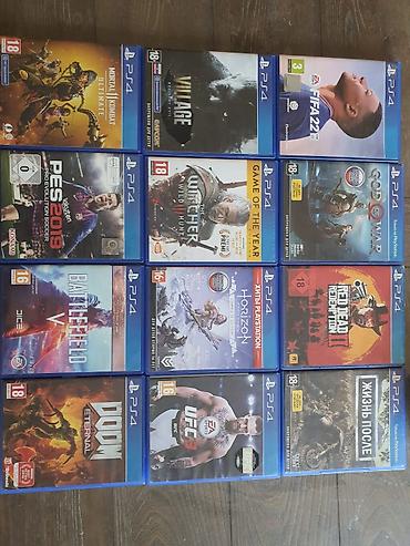 disk mp3: PS 4 disk kolleksiyasi Fifa 22 - 20 azn God of War - 30 azn Horizon — 1