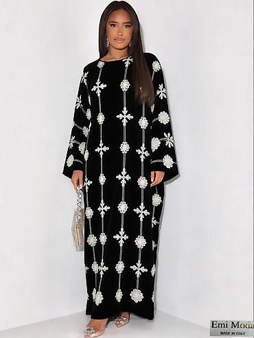 Haljine: 💫Kaftan maxi haljina – Made in Italy - Kroj: širok, lepršav kaftan — 4