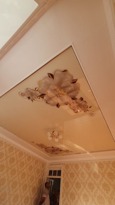 Натяжной потолок: Натяжной потолок Матовое, Глянцевое, 3D потолки Бесплатный замер, Бесплатная консультация, Гарантия — 3