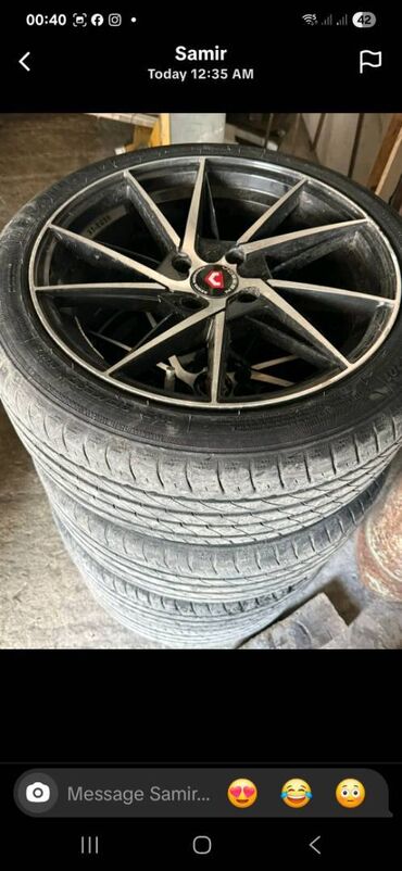 bu disklər vaz r 13: İşlənmiş Disk təkər Vossen 205 / 55 / R 17, 4 Boltlu