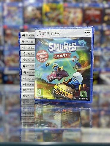 nintendo switch lite 100$: PS5 "Smurfs Kart" oyun diski ✅Taksit kartları (birkart, tamkart) ilə — 1