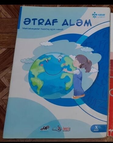 məktəbəqədər hazırlıq kitabları pdf: Etraf alem kitabı mektebeqeder üçündür.İkisi bir yerde 5 manata.Her