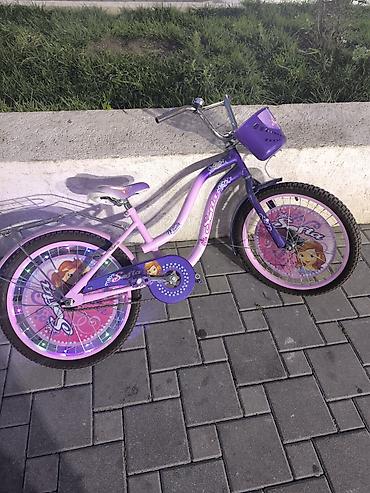 yigilmis velo: Uşaq velosipedi – “Sofia the First” temalı, bənövşəyi/çəhrayı dizayn — 2