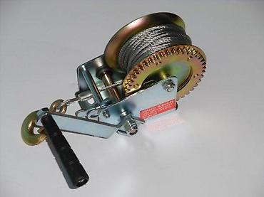 Dizalice: Ručni vitlo sa sajlom i kukom - Tip: mehaničko ručno vitlo sa — 5