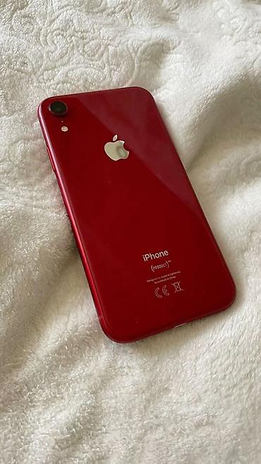 iphone х: IPhone Xr, Б/у, 128 ГБ, Красный, 76 % — 1