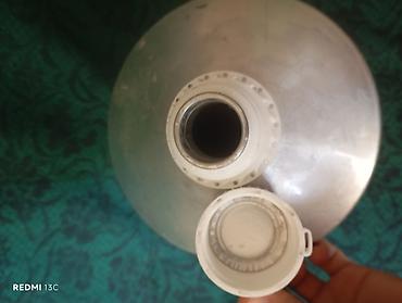 aluminium bidon: Alüminium maye konteyneri – 6 lt hündürlük 33 sm, çəki 419 gr - — 3
