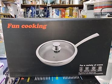 сковородка чугун: Сковорода с крышкой Fun Cooking - Материал: металл с — 1