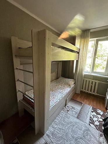 bunk bed: Детская односпальная кровать, Б/у, Для девочки, Для мальчика, С бортиком, МДФ, Самовывоз — 4