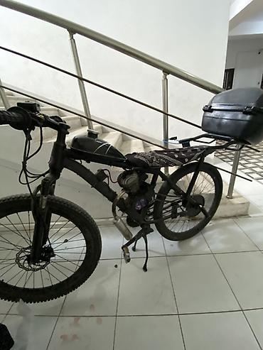 velosiped motor: Benzin mühərrikli hibrid velosiped - Çərçivə: dağ velosipedi tipli — 3